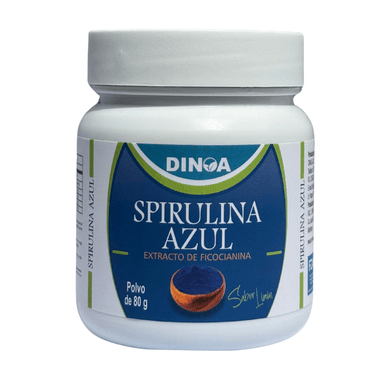 SPIRULINA AZUL DINOA POTE DE 80GR / MEMORIA / ENERGÍA /SALUD INTEGRAL