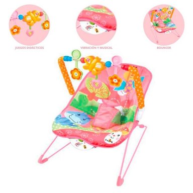 BAUNCER MECEDORA CUZKA DELUXE RANITA PINK