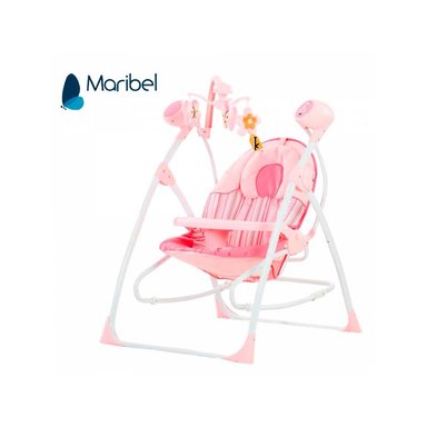 SILLA MECEDORA COLUMPIO PARA BEBÉS¨MARIBEL¨PINK - 2