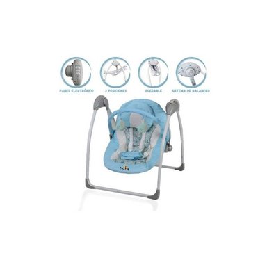 COLUMPIO MECEDORA «MINI SWING» LIGHT BLUE - 1
