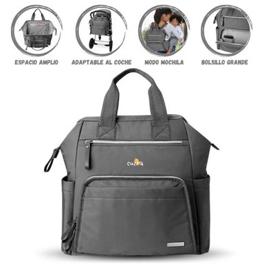 BOLSO PAÑALERO INFANTI OTOÑAL GRIS - 2