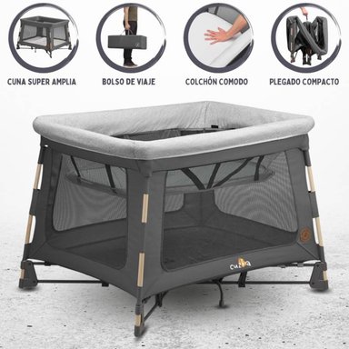 CUNA CORRAL MAXI COSI PLAYARD SWIFT BEYOND METAL GRIS