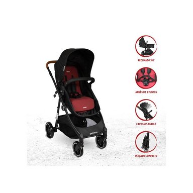 COCHE MOISÉS DEPORTIVO INFANTI NOA ROJO RED