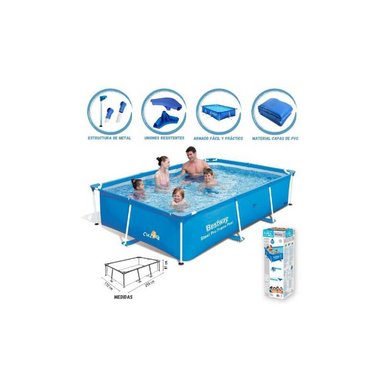 PISCINA BESTWAY ESTRUCTURAL RECTANGULAR «MEDIANO»
