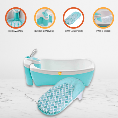 BAÑERA JACUZZI DE LUJO SUMMER «LIL’ LUXURIES» LIGHT BLUE
