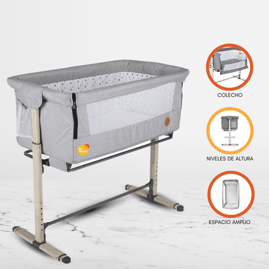 CUNA COLECHO PARA BEBÉS «BETTER TOGETHER» GRAY