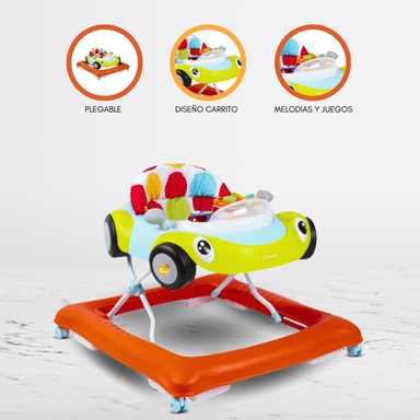ANDADOR INFANTI MUSICAL PARA BEBÉS AUTITO GREEN