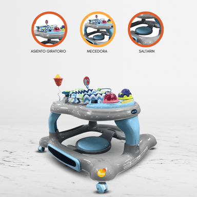 ANDADOR BABY KITS CENTRO DE ACTIVIDADES 360 LIGHT BLUE