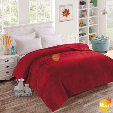 MANTA ANTIALÉRGICA CASATEX 2 PLAZAS ROJO PELUCHE
