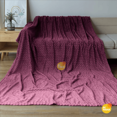 MANTA CASATEX QUEEN JACQUARD LILA ANTIALÉRGICA ALTO RELIEVE ESPIGA