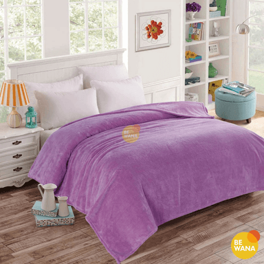 MANTA ANTIALÉRGICA CASATEX 2 PLAZAS MORADO PELUCHE