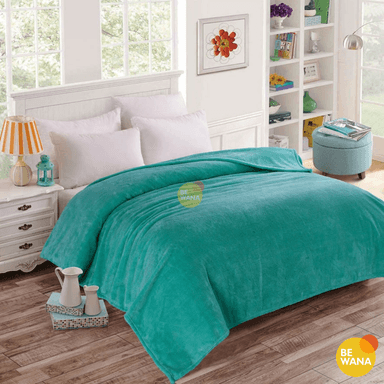 MANTA ANTIALÉRGICA CASATEX 2 PLAZAS TURQUESA PELUCHE