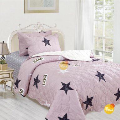 EDREDÓN TELA HIPOALERGÉNICO CON CARNERO 15PLZ + SET DE SÁBANAS