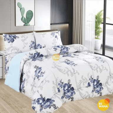 SET EDREDÓN CASATEX 2 PLAZAS BLANCO TELA CON PIEL ANGEL SET SÁBANAS