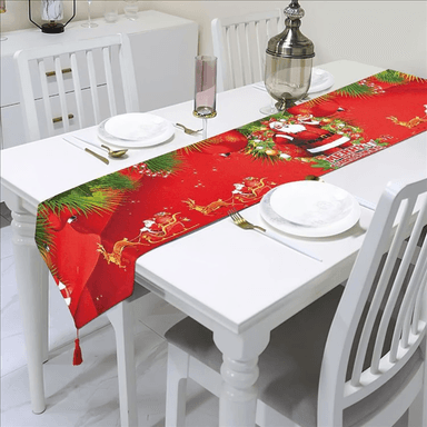 CAMINO DE MESA NAVIDEÑO CASATEX 33X180 CM PAPA NOEL Nº4
