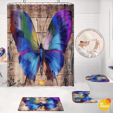 JUEGO BAÑO CASATEX 7 PIEZAS MARRÓN LUJOSO DECORATIVO