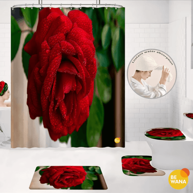 JUEGO DE BAÑO LUJOSO  DE 7 PIEZAS DECORATIVAS