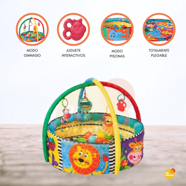 GIMNASIO CUZKA POOL DIDÁCTICO PISCINA JUEGO MULTICOLOR