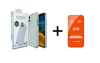CASE IPHONE 11 SPACE + VIDRIO TEMPLADO - 1