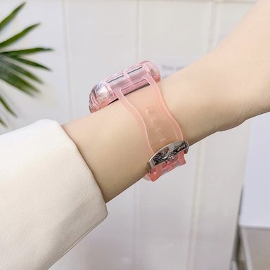 CORREAS TPU COMPLETAS ONDAS PARA APPLE WATCH 44 MM ROSADO - 2