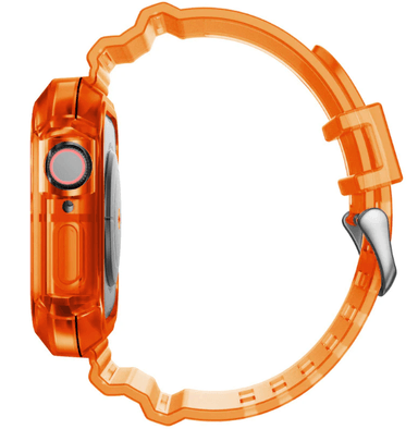 CORREAS COMPLETAS TPU PARA APPLE WATCH 49 MM NARANJA - 2