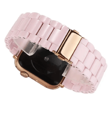 CORREA PARA APPLE WATCH 49 MM ESLABÓN DE ACRÍLICO ROSADO - 2