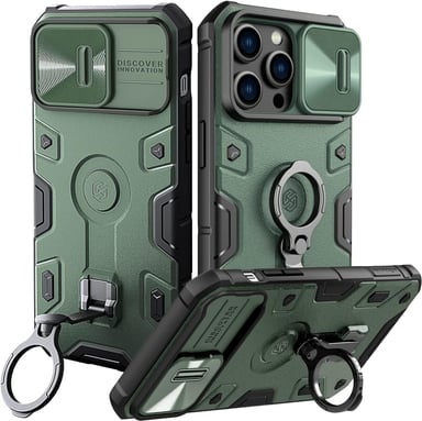 CASE O FUNDA IPHONE 14 PRO MAX NILLKIN CAMSHIELD ARMOR PARA VERDE - 1