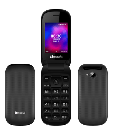 CELULAR BMOBILE C228 2G 2.4' NEGRO - 1