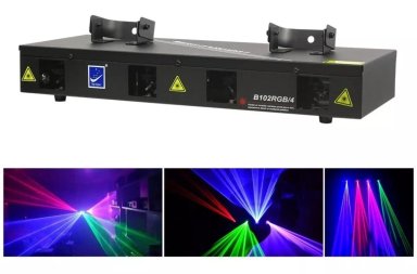 BARRA LASER INNOVA LEDS SPARK DE 4 LUCES B102RGB BIG DIPPER PARA EVENTOS