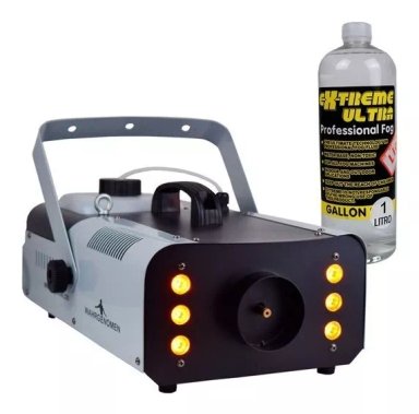 MAQUINA DE HUMO INNOVA LEDS CON LED 1800W DOBLE CONTROL HALLOWEEN
