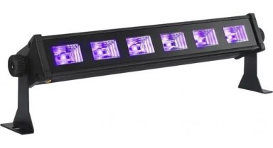 BARRA LED INNOVA LEDS UV 6X3W PARA EVENTO Y FIESTA NEON UV