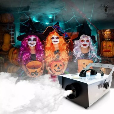 MAQUINA DE NIEBLA INNOVA LEDS HUMO 1000W PARA HALLOWEEN O NAVIDAD