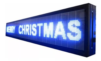 LETRERO LED INNOVA LEDS PANEL PUBLICITARIO PROGRAMABLE PARA NEGOCIO 100 X 20