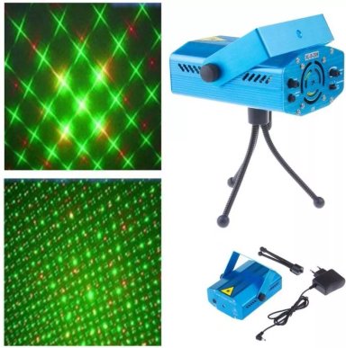 MINI LASER INNOVA LEDS PUNTOS FIGURAS RITMICO PARA EVENTOS