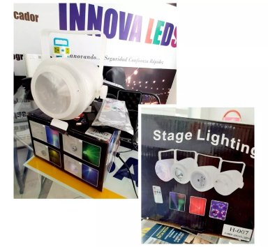LUCES LED INNOVA LEDS RGB AUDIORITMICO EFECTOS PARA EVENTOS Y DECORACION