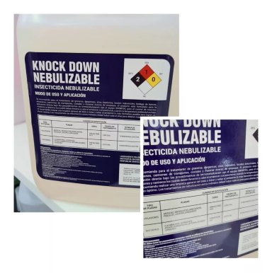 GALON KNOCK DOWN INNOVA LEDS PARA FUMIGAR ZANCUDOS (DENGUE) CON HUMO