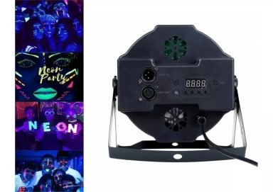 TACHO PAR LED INNOVA LEDS 36 X 3W UV EVENTO FIESTA NEON
