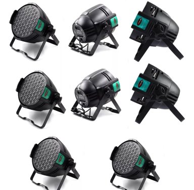 TACHO PAR LED INNOVA LEDS LPC008 54X2W BAISUN PACK 8 UNIDADES