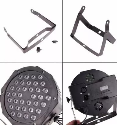 PAR LED INNOVA LEDS 24 X 1.5W LUCES SICODELICAS Y RITMICAS PARA CONCIERTO DISCO