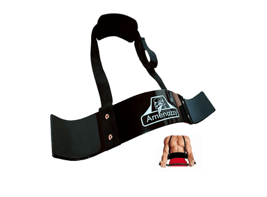 ARM BLASTER CINTURÓN SOPORTE AISLADOR BICEPS BRAZOS NEGRO