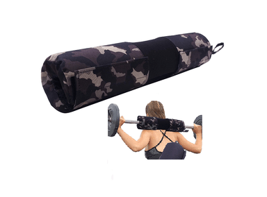 ALMOHADILLA CAMUFLADA BARRA PESAS PROTECTOR HOMBROS BG