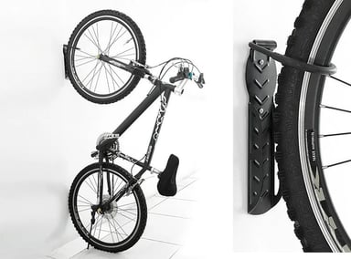 RACK ACERO DE PARED VERTICAL BICICLETA - 6