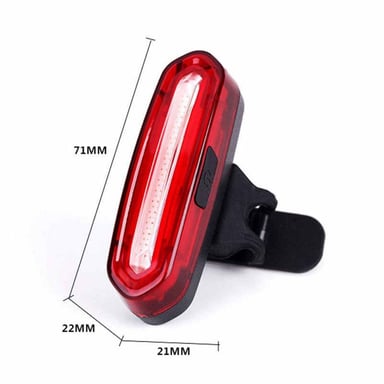 LUZ EL CICLISTA URBANO LED TRASERA RECARGABLE BICICLETA - 2