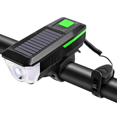 LUZ EL CICLISTA URBANO LY-17 BICICLETA CON TIMBRE ELÉCTRICO RECARGABLE SOLAR