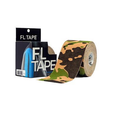VENDAS 313778 VERDE FL TAPE ENTRENAR UNISEX FL TAPE VENDA KINESIOLOGICA 5CM X 5M CAMUFLADO