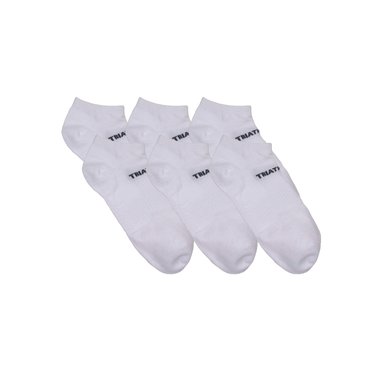 MEDIAS URBANO HOMBRE TRIATHLON PACK6 FULL BLANCO