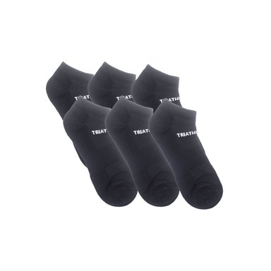 MEDIAS URBANO HOMBRE TRIATHLON PACK6 FULL NEGRO
