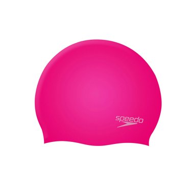 GORRA SPEEDO 343131 NATACION UNISEX PLAIN MOULDED SILICONE JUNIO ROSADO