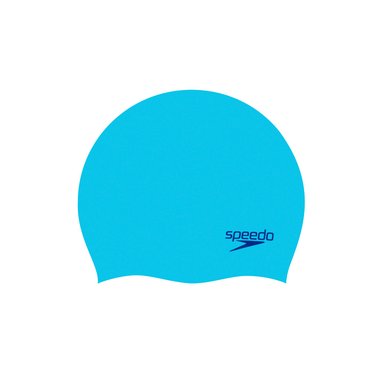 GORRA SPEEDO 343130 NATACION UNISEX PLAIN MOULDED SILICONE JUNIO CELESTE