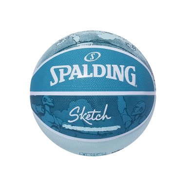 PELOTA BASKETBALL UNISEX SPALDING SKETCH CRACK BLUE SZ7
